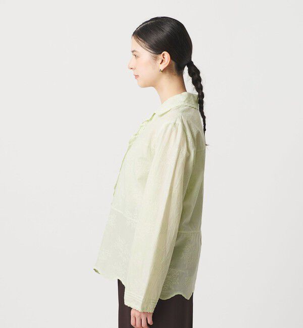 BEAUTY&YOUTH UNITED ARROWS「エンブロイダリー オープンカラーシャツ」|シャツ・ブラウス|