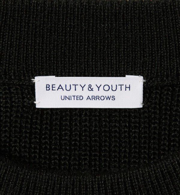 BEAUTY&YOUTH UNITED ARROWS「【WEB限定 WARDROBE SMART】マシーンウォッシャブル ウールミックス アゼ クルーネック」|ニット・セーター|