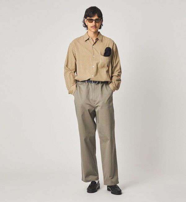 STEVEN ALAN「＜Steven Alan＞ ウエポン ニドム アーミー ノープリーツ トラウザーズ」|チノ|