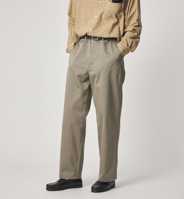 STEVEN ALAN「＜Steven Alan＞ ウエポン ニドム アーミー ノープリーツ トラウザーズ」|チノ|