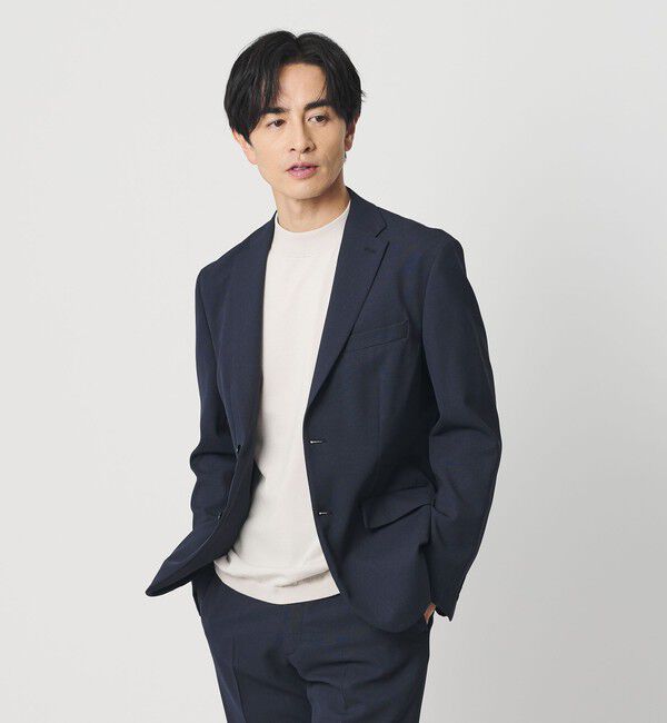 BEAUTY&YOUTH UNITED ARROWS「ピンヘッド ポリエステル 2B ジャケット セットアップ対応可能 」|テーラードジャケット|