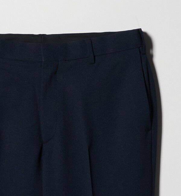 BEAUTY&YOUTH UNITED ARROWS「ピンヘッド ポリエステル ノープリーツ スリム パンツ NO.1 セットアップ対応可能」|チノ|