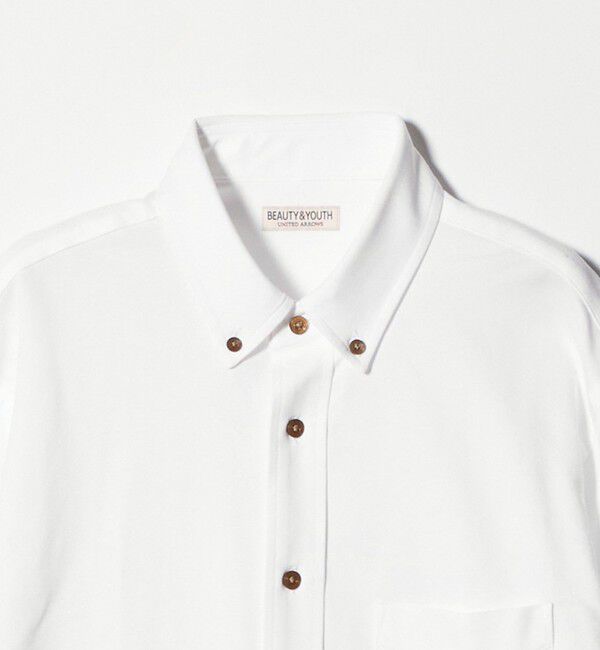BEAUTY&YOUTH UNITED ARROWS「クイック ストレッチ シャンブレー ボタンダウン シャツ SLIM型 吸水速乾 」|シャツ・ブラウス|