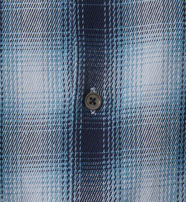 BEAUTY&YOUTH UNITED ARROWS「ドライ ネル オンブレ レギュラーカラー シャツ GRANDE型」|シャツ・ブラウス|