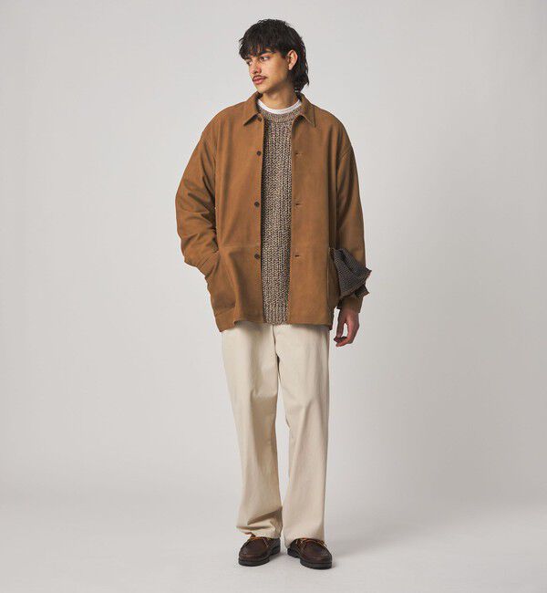 STEVEN ALAN「＜Steven Alan＞ ゴート スエード レザー カバーオール」|ブルゾン・スタジャン|