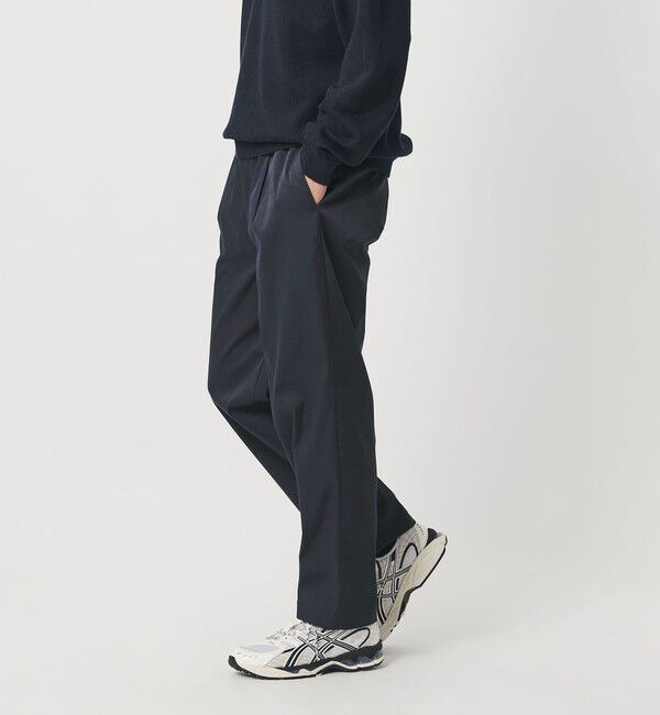 BEAUTY&YOUTH UNITED ARROWS「TASLAN 1P イージー テーパード パンツ NO.7 吸水速乾機能付き」|チノ|