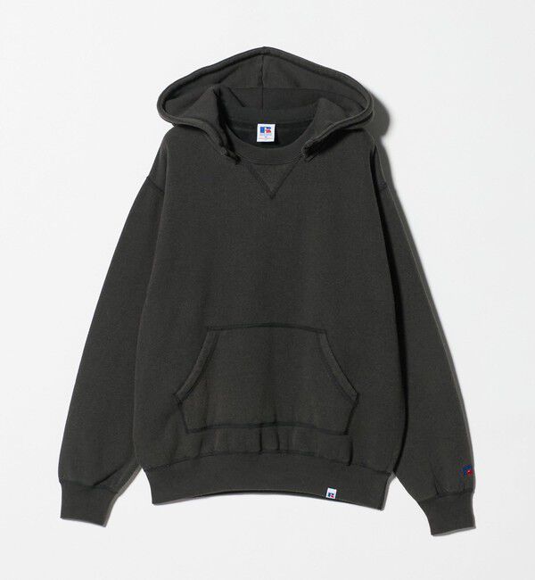 BEAUTY&YOUTH UNITED ARROWS「＜RUSSELL ATHLETIC &times; BEAUTY&YOUTH＞フェード アフター フード パーカー」|パーカー|BLACK