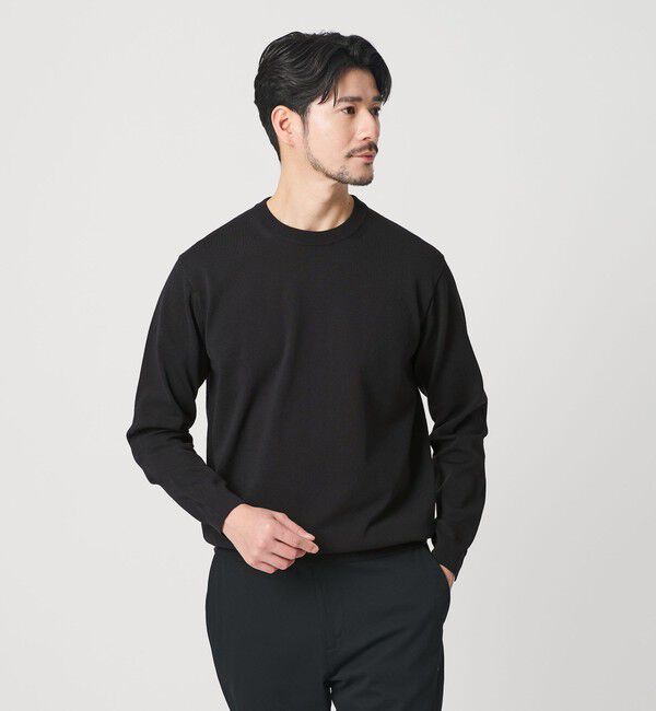 BEAUTY&YOUTH UNITED ARROWS「【WEB限定 WARDROBE SMART】KOUKIN ハイゲージ ニット クルーネック【抗菌・防臭】」|ニット・セーター|