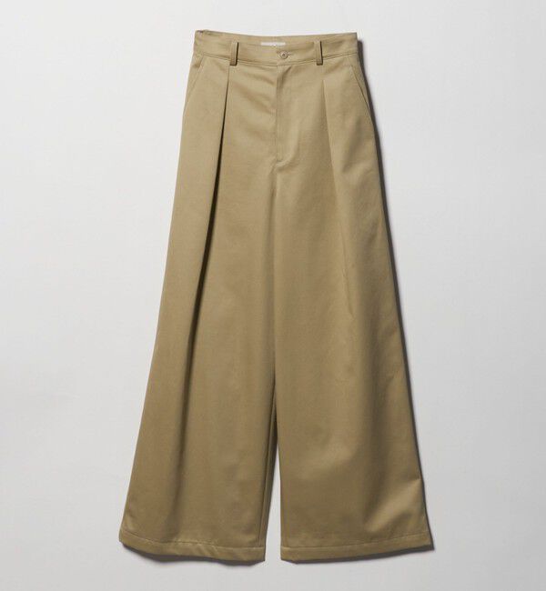 STEVEN ALAN「＜Steven Alan＞タック チノ ワイド トラウザー」|チノ|