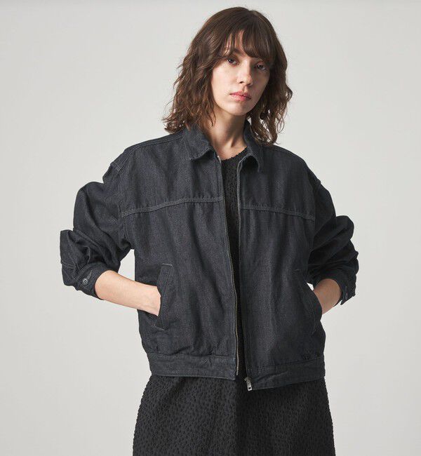 STEVEN ALAN「＜Steven Alan＞ライト デニム ジップ ブルゾン」|デニムジャケット|