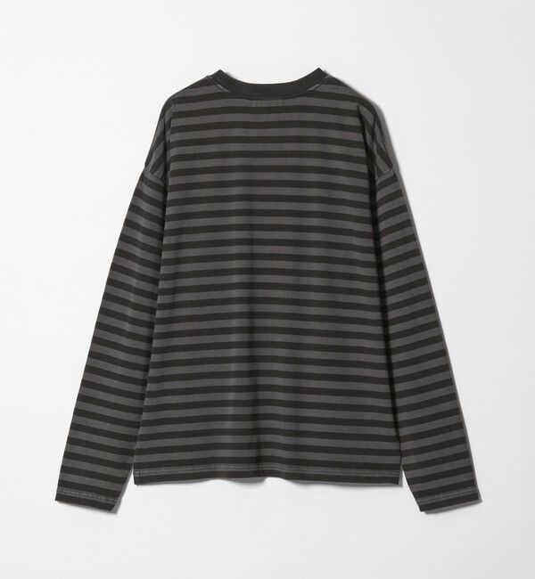 MONKEY TIME「ウォッシュド ボーダー ロングスリーブ Tシャツ」|Tシャツ・カットソー|