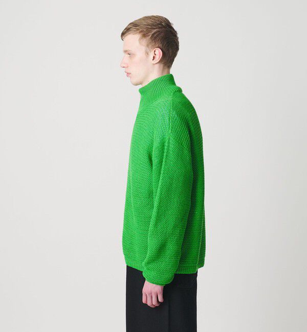 MONKEY TIME「リネン ドライバーズ ニット」|カーディガン|