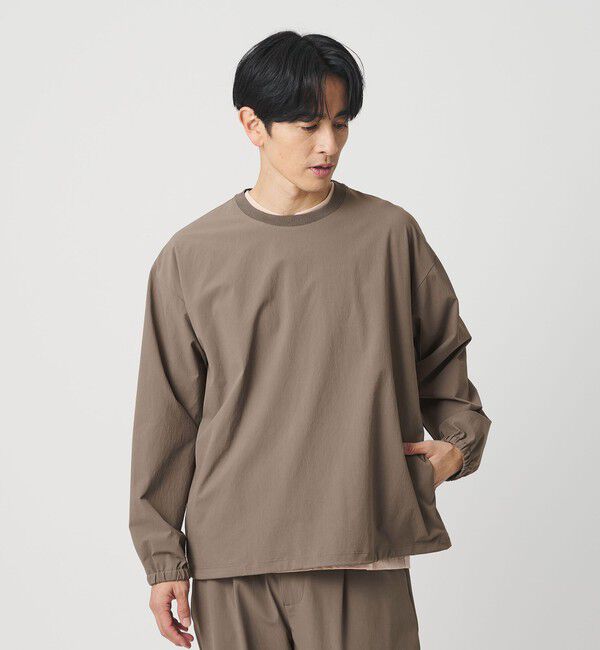 BEAUTY&YOUTH UNITED ARROWS「360&deg;MASTER アジャスト クルーネック カットソー セットアップ対応 撥水 ストレッチ ウォッシャブル」|Tシャツ・カットソー|