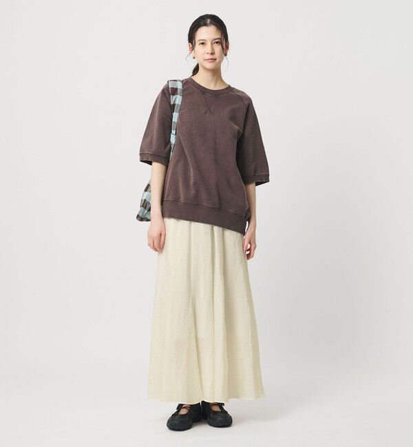 BEAUTY&YOUTH UNITED ARROWS「セルロースナイロン ワッシャーロングスカート ウォッシャブル」|スカート|