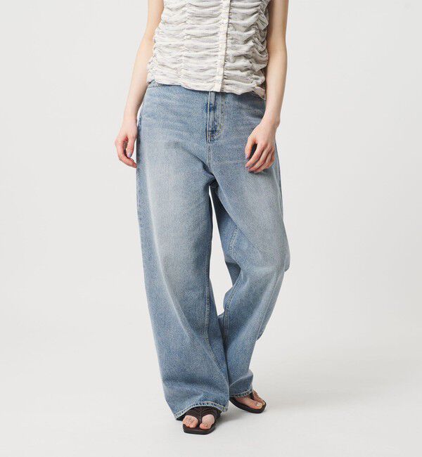 BEAUTY&YOUTH UNITED ARROWS「ワイド ルーズ デニムパンツ」|デニム|