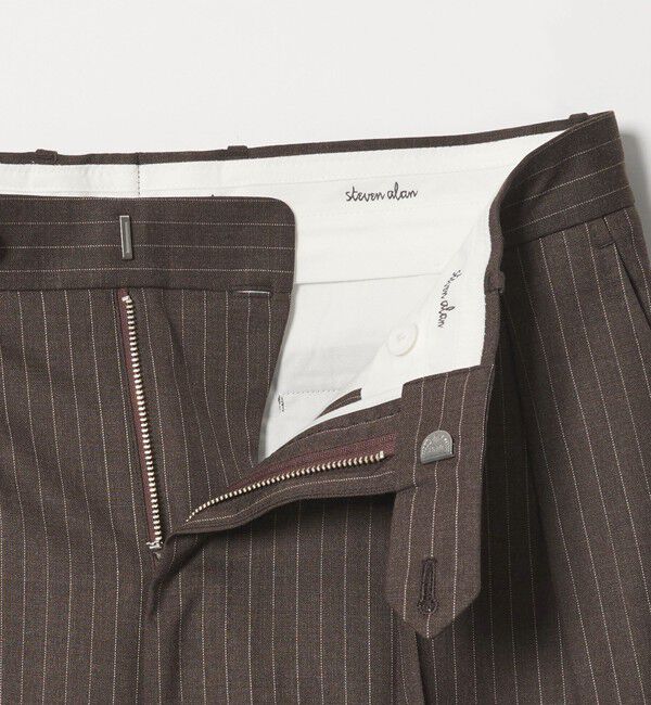 STEVEN ALAN「＜Steven Alan＞ ウール トロピカル インツープリーツ ドレス トラウザーズ」|スラックス|