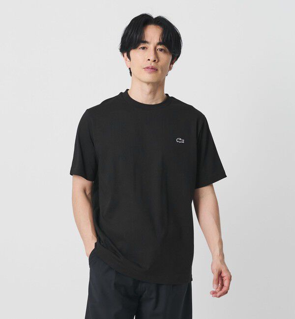 BEAUTY&YOUTH UNITED ARROWS「＜LACOSTE＞アウトライン クロック クルーネック Tシャツ」|Tシャツ・カットソー|