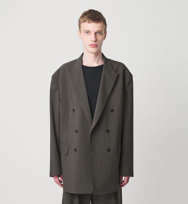 MONKEY TIME「RENU TROシリーズ ダブル ブレスト ジャケット -セットアップ対応-」|テーラードジャケット|