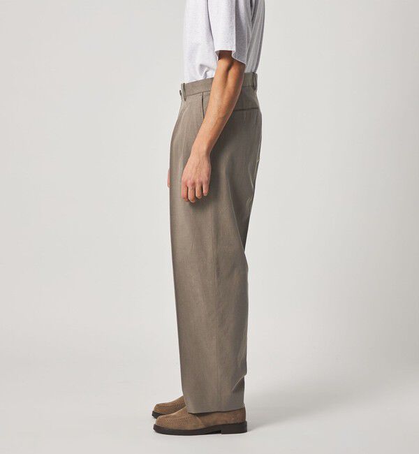 STEVEN ALAN「＜Steven Alan＞ グレース ツイル イン ツープリーツ ドレス トラウザーズII」|チノ|