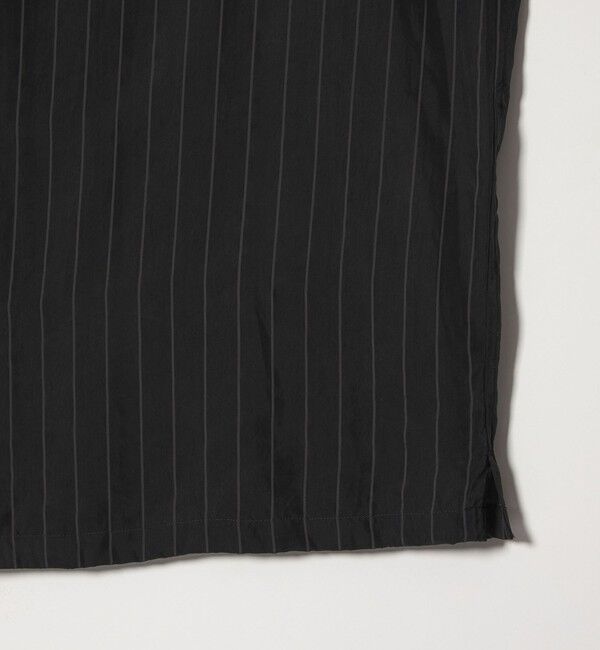 MONKEY TIME「フィブリル キュプラ ストライプ シャツ」|シャツ・ブラウス|