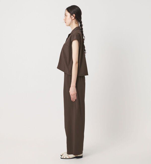 BEAUTY&YOUTH UNITED ARROWS「【WEB限定 Wardrobe DAILY MINIMAL】オープンカラーシャツ＆イージーパンツ 接触冷感 UVカット はっ水」|オールインワン|