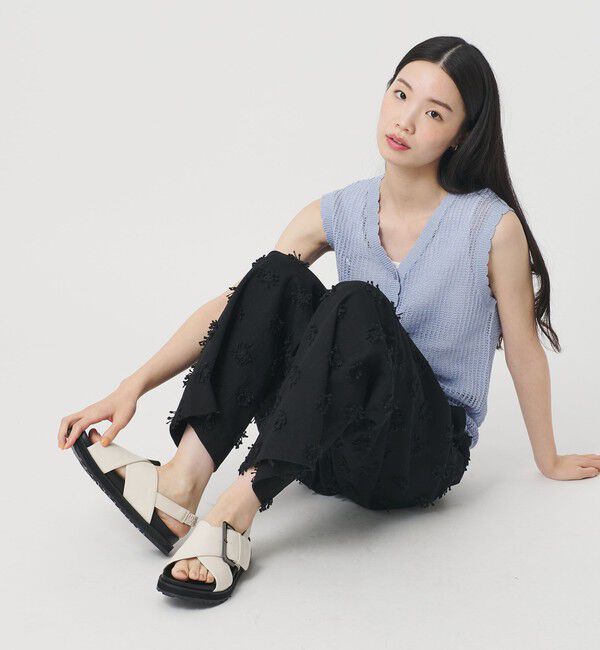 BEAUTY&YOUTH UNITED ARROWS「ビッグバックル クロスストラップ サンダル」|サンダル|