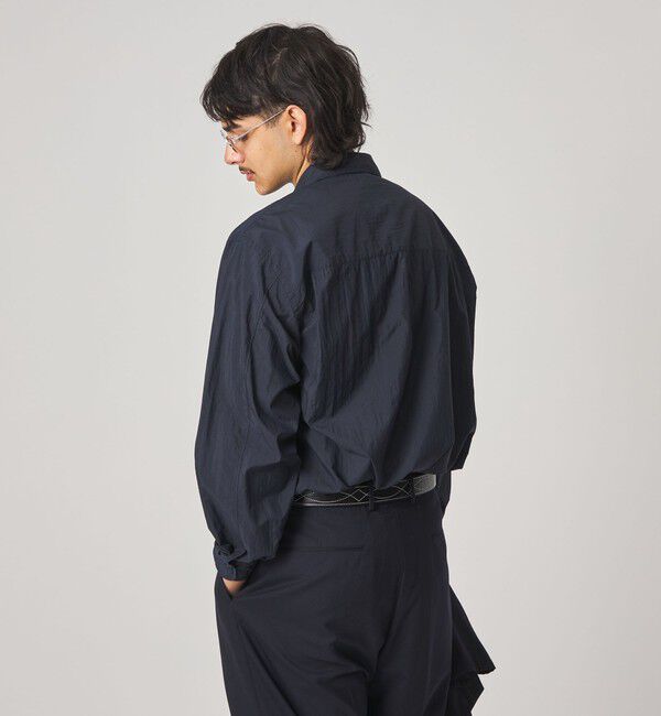 STEVEN ALAN「＜Steven Alan エアリーナイロン レギュラーカラー シャツ LOOSE」|シャツ・ブラウス|