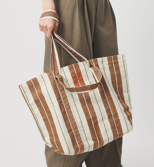 BEAUTY&YOUTH UNITED ARROWS「【別注】＜beej＞ストライプ 2WAY トートバッグ」|トートバッグ|