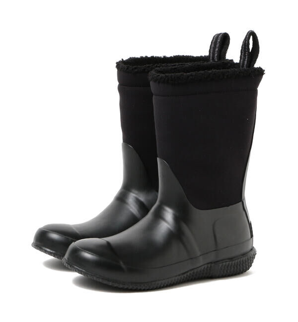 Ray BEAMS 「【WEB限定】HUNTER / シェルパ ブーツ」|ロングブーツ|BLACK