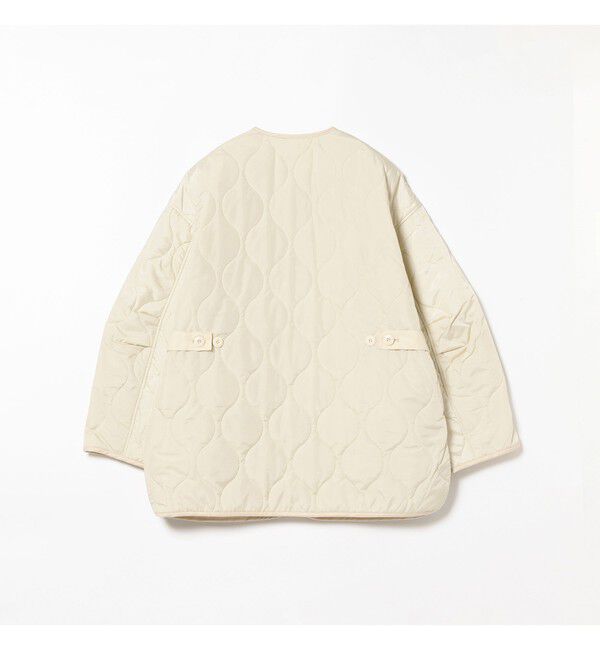 Ray BEAMS 「キルティング ノーカラー ブルゾン」|ブルゾン・スタジャン|