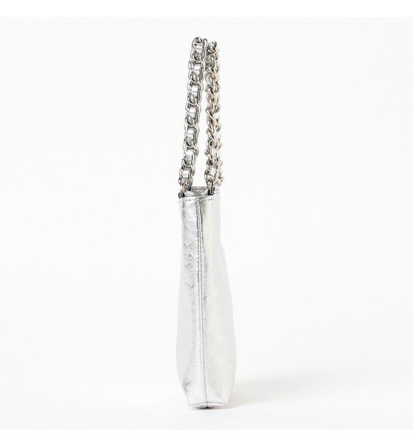 Demi-Luxe BEAMS 「GIANNI CHIARINI / CAMILLA メタリック レザートートバッグ」|トートバッグ|