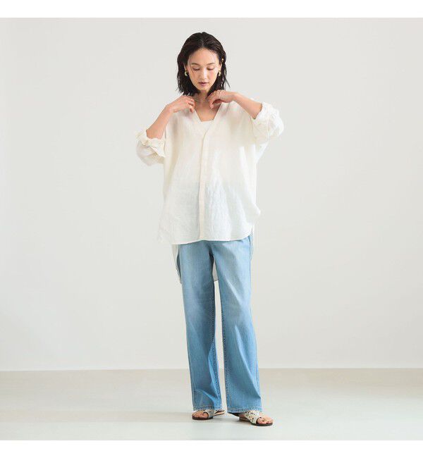 Demi-Luxe BEAMS 「【別注】upper hights / LAZY NIECE デニムパンツ」|デニム|