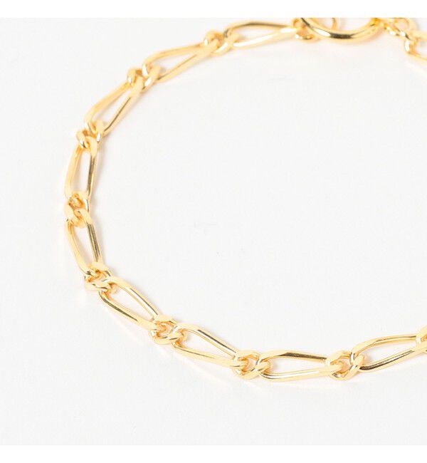 Demi-Luxe BEAMS 「ISOLATION / フィガロチェーン ブレスレット イエローゴールド」|その他|