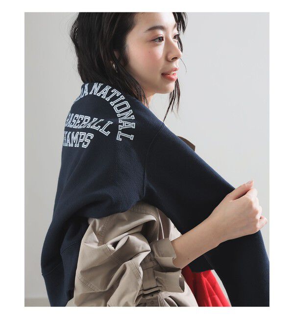 Demi-Luxe BEAMS 「AK+1 / ドルマンスリーブ風 トレンチコート」|ダッフルコート|