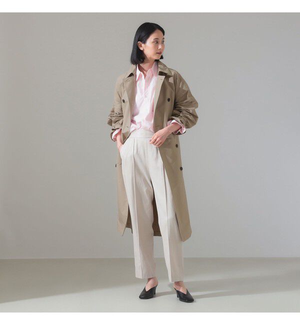 Demi-Luxe BEAMS 「AK+1 / ドルマンスリーブ風 トレンチコート」|ダッフルコート|