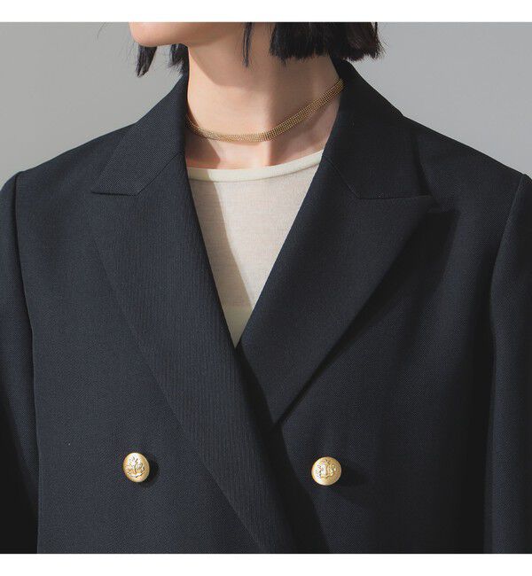 Demi-Luxe BEAMS 「ドライギャバジン ６ボタン ダブルジャケット」|ダッフルコート|