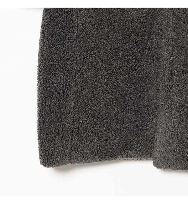 Ray BEAMS 「GYMPHLEX / ボア ノーカラー コート」|ダッフルコート|