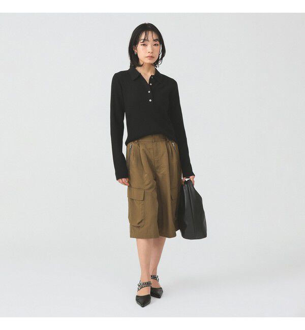 Ray BEAMS 「リブ ニット ポロシャツ」|ニット・セーター|