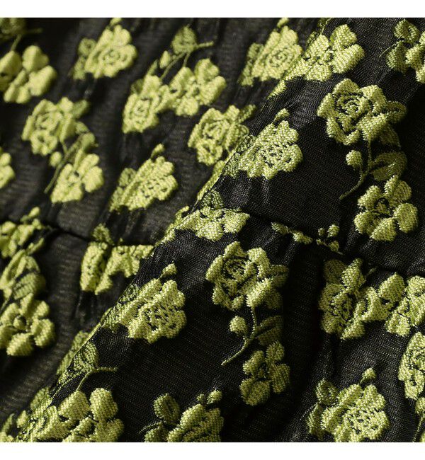 Ray BEAMS 「フラワー ジャカード フレア スカート」|スカート|