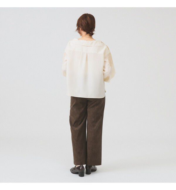 Ray BEAMS 「RBS / アーム タック ボートネック ブラウス」|シャツ・ブラウス|