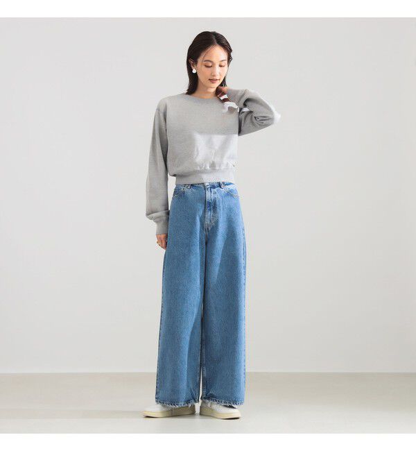 Demi-Luxe BEAMS 「YLEVE / ハイウエスト ワイド デニムパンツ」|デニム|