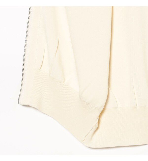 Ray BEAMS 「フレンチスリーブ ジップ ポロ カーディガン」|ニット・セーター|