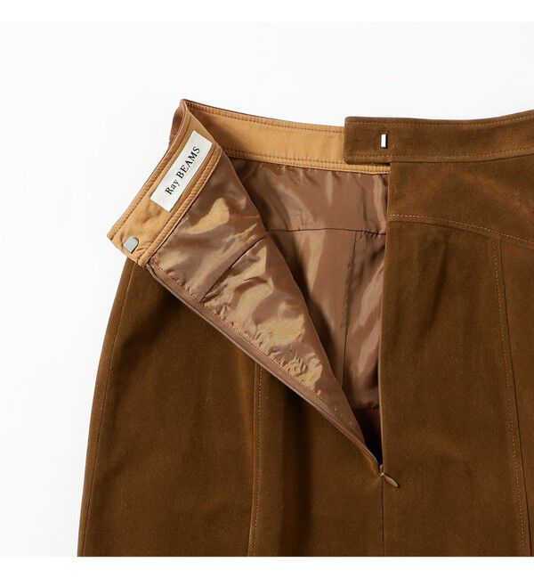 Ray BEAMS 「フロッキー ジップ スリット スカート」|スカート|