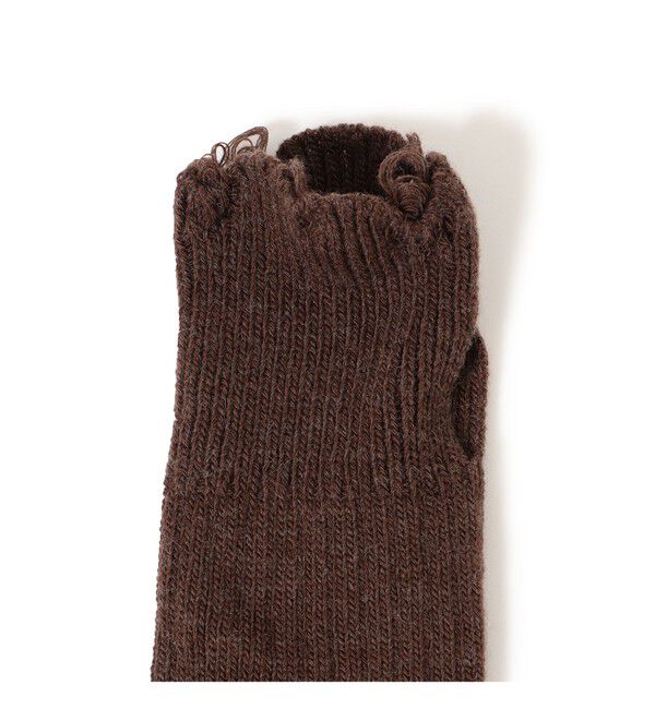 BEAMSBOY「maturely / ダメージ アームウォーマー」|手袋|