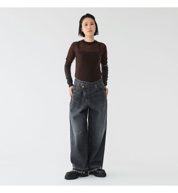 BEAMSBOY「maturely / ウール ショートスリーブ アンド アームカバー」|ニット・セーター|