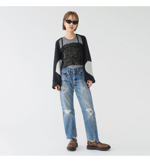 BEAMSBOY「maturely / ハート ボレロ」|ニット・セーター|