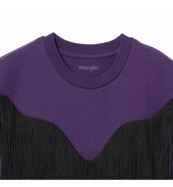 BEAMSBOY「【別注】Wrangler &times; maturely / フリンジ ショートスリーブ Tシャツ」|Tシャツ・カットソー|