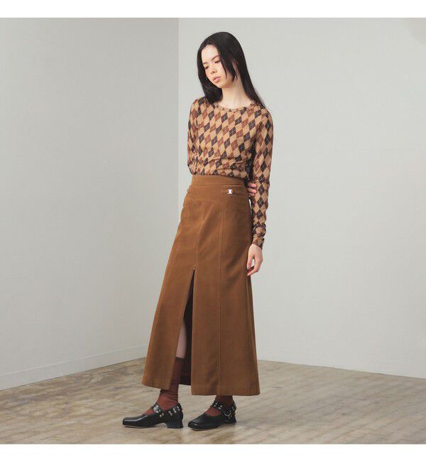 Ray BEAMS 「アーガイルプリント クルーネック トップス」|その他|