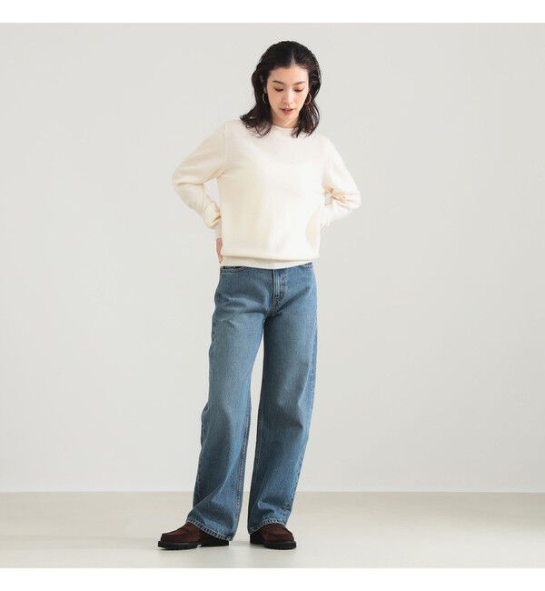 Demi-Luxe BEAMS 「B SIDES / LEROY MID RELAXED BOW デニムパンツ」|デニム|