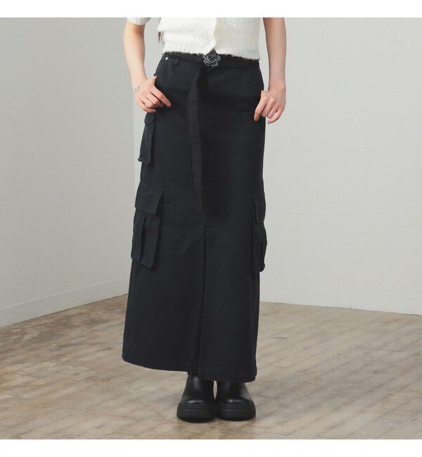 Ray BEAMS 「カーゴ ポケット タイト スカート」|タイト|